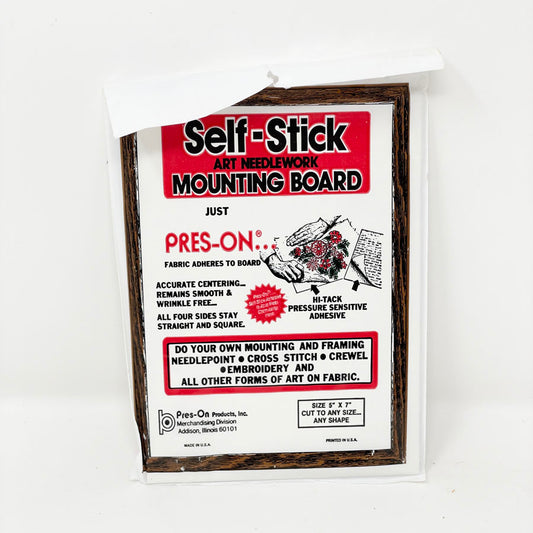 5" x 7" Pres-On Self-Stick Mounting Board for Needlework