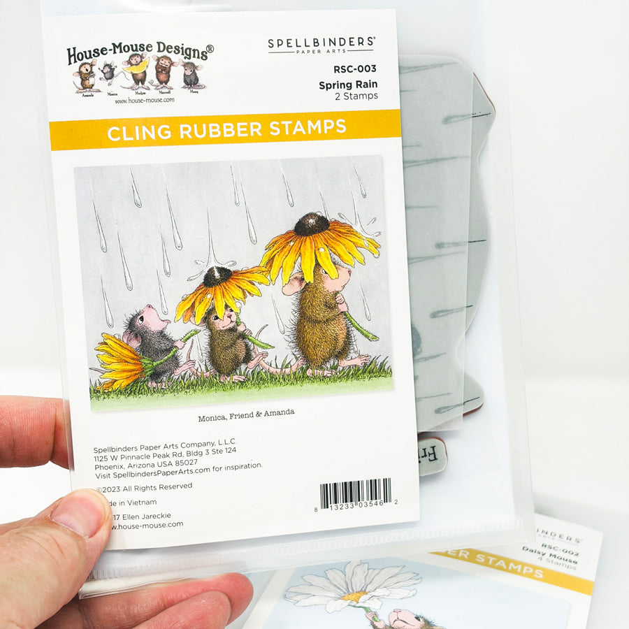 Spellbinders House Mouse Designs Cling Stamp Sets - Flower