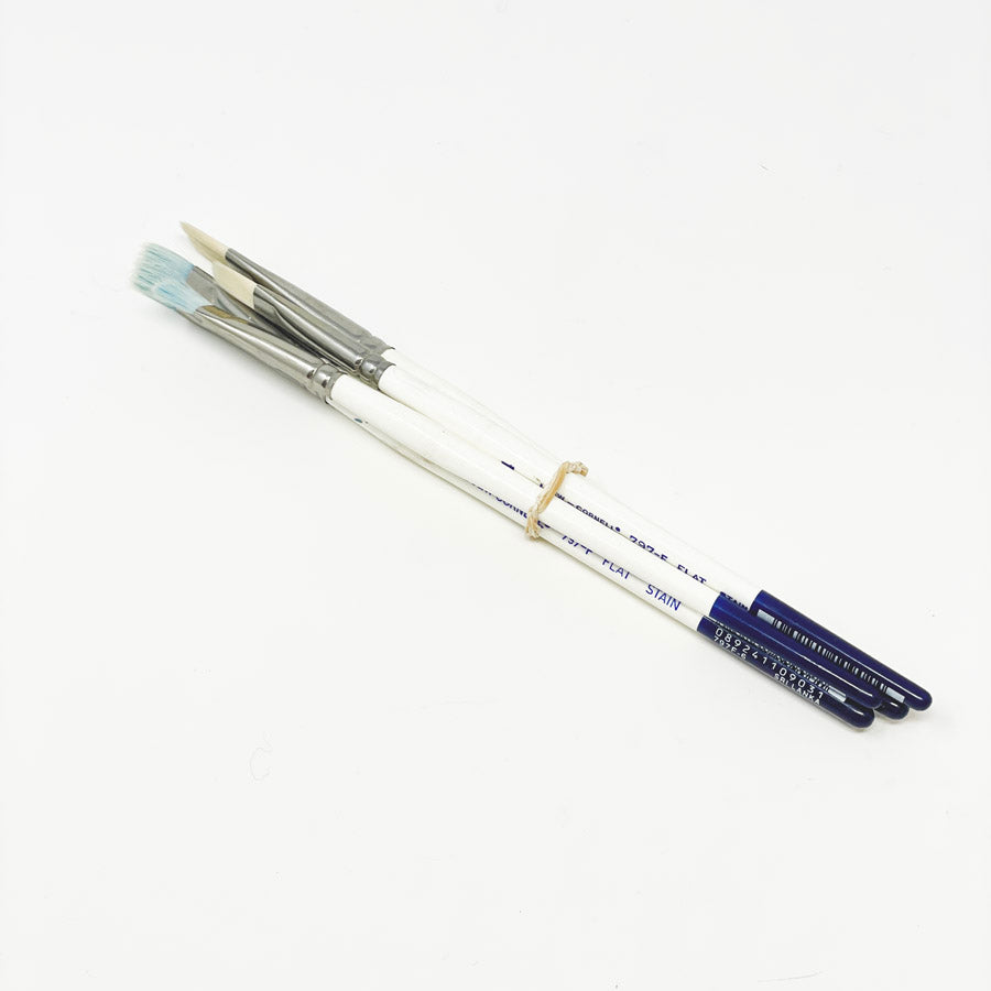 Bundle of Four L&C 797-F Stain Paintbrushes