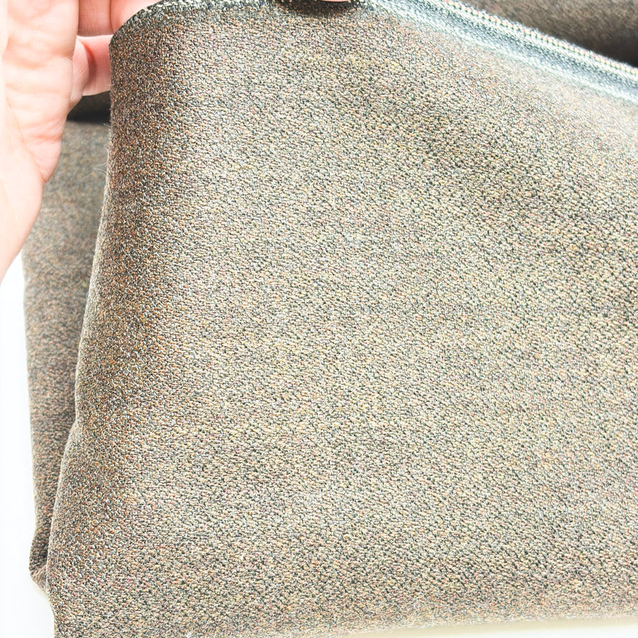 Appx 3 Yds Brown Wool Blend Apparel Fabric