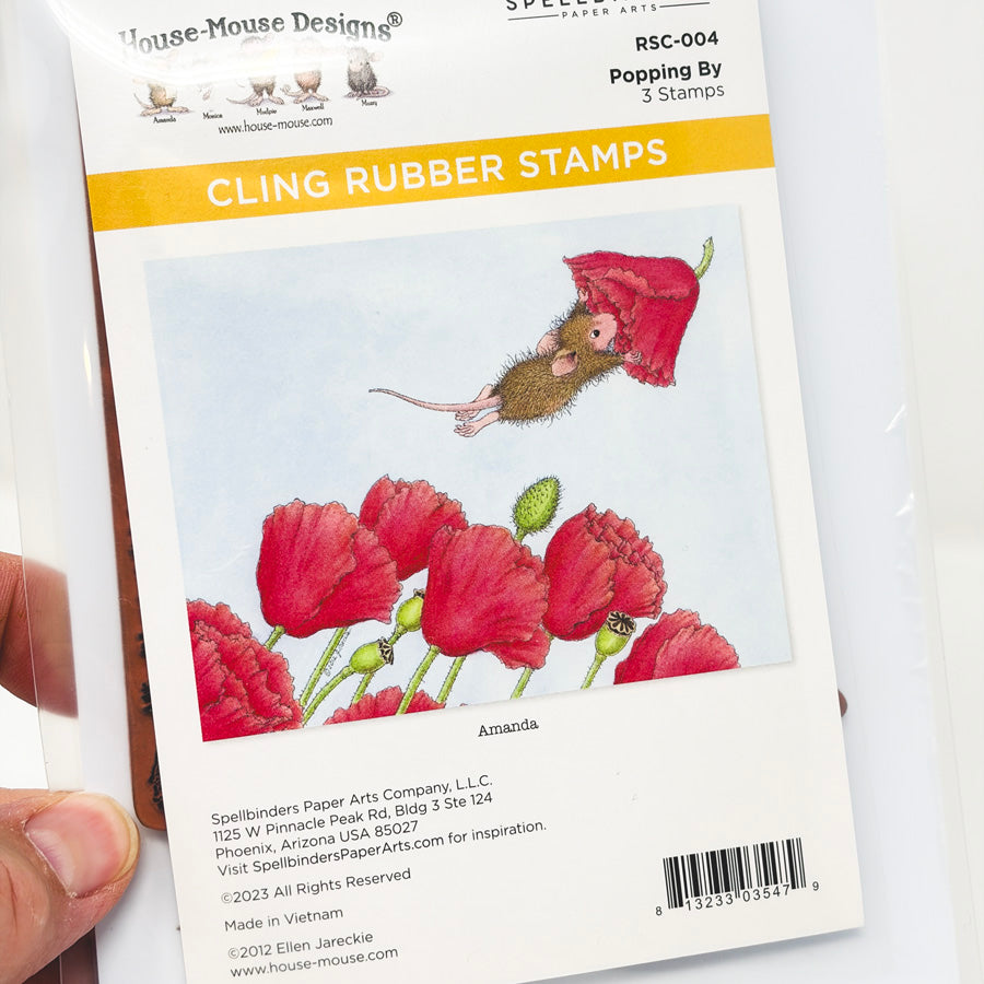Spellbinders House Mouse Designs Cling Stamp Sets - Flower
