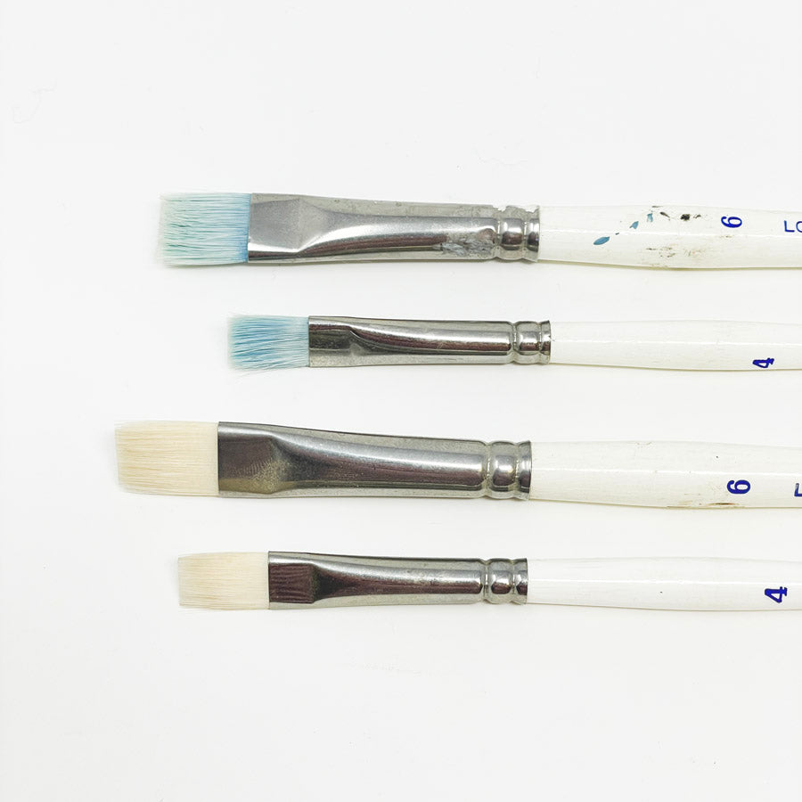 Bundle of Four L&C 797-F Stain Paintbrushes