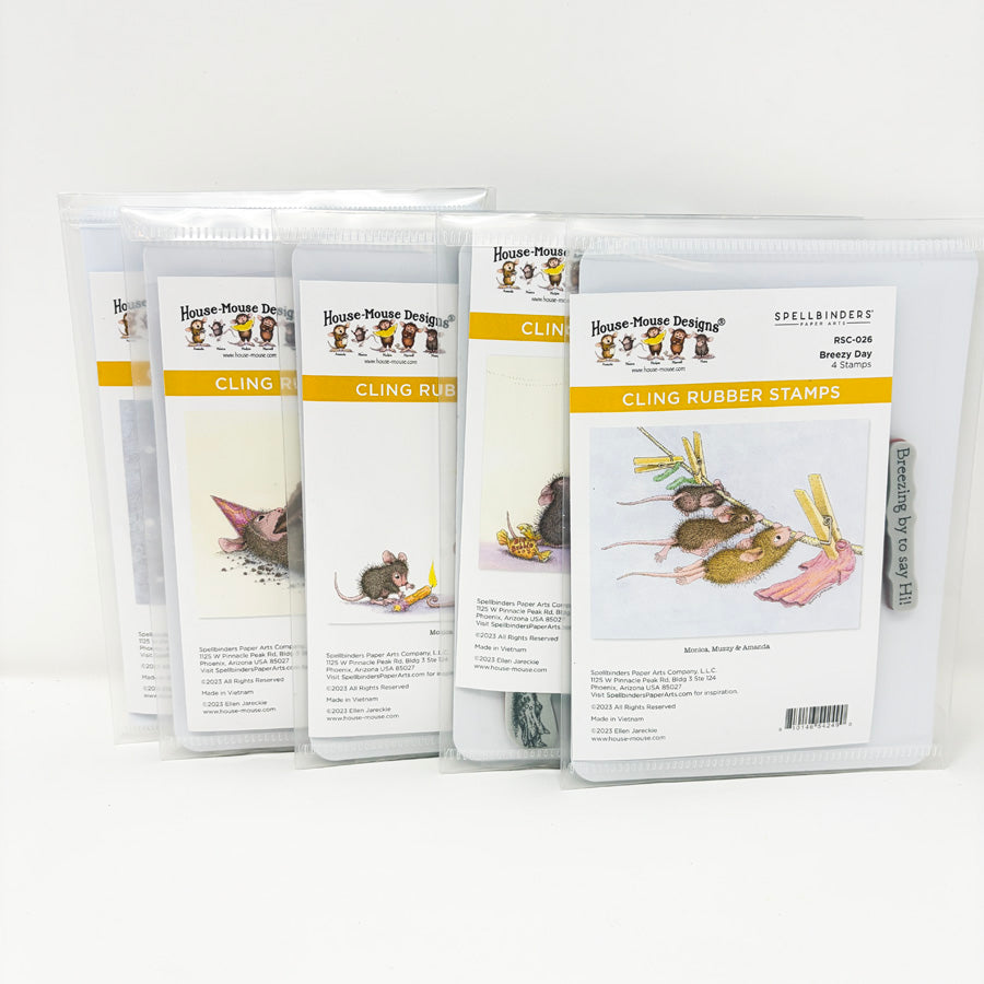 Spellbinders House Mouse Designs Cling Stamp Sets - Assorted