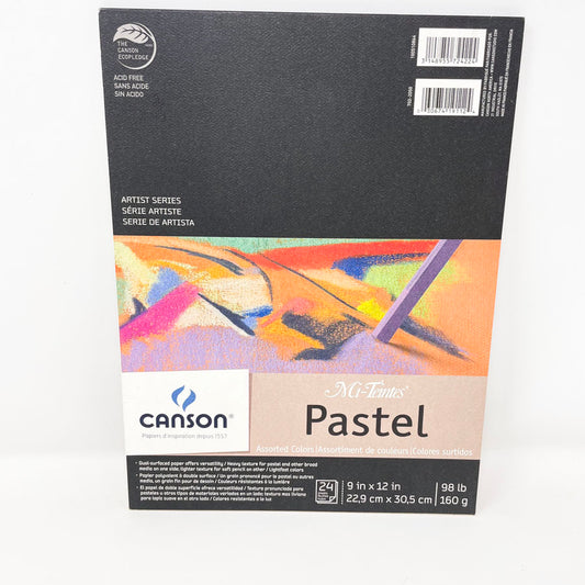 Canson Mi-Teintes Pastel Pad 9 x 12