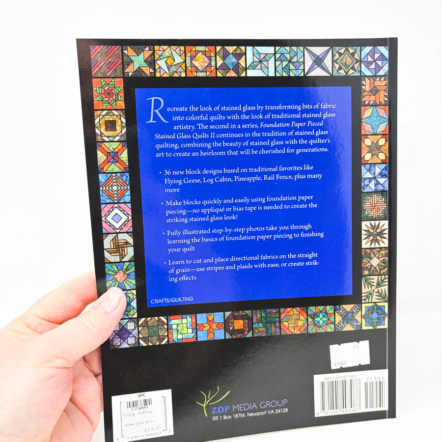 Stained Glass Quilts II - Foundation Paper Pieced Book