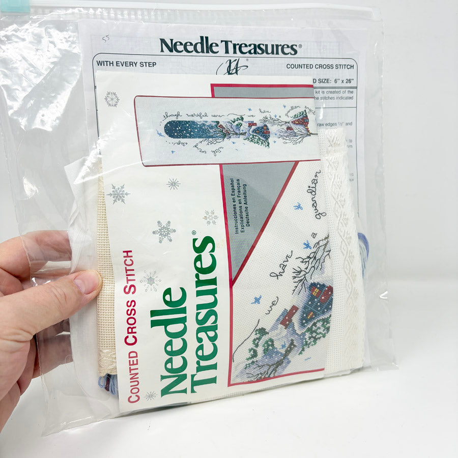 With Every Step – Needle Treasures Bell Pull Cross Stitch Kit