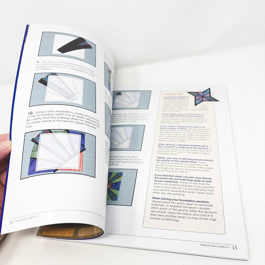 Stained Glass Quilts II - Foundation Paper Pieced Book