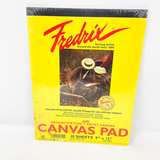 Fredrix Canvas Pad 9 x 12