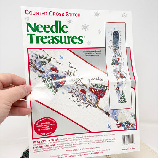 With Every Step – Needle Treasures Bell Pull Cross Stitch Kit