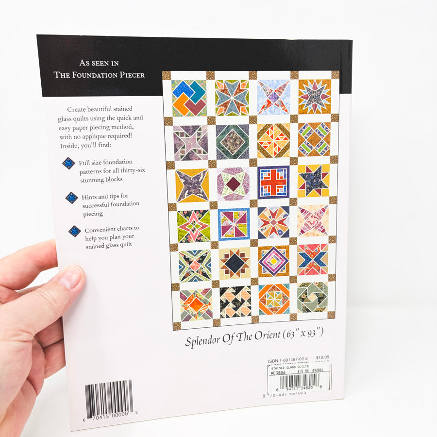Foundation Pieced Stained Glass Quilts Book
