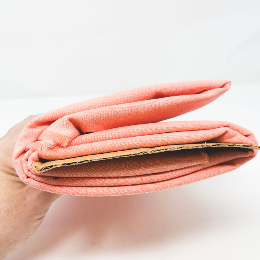 40" x 96" Coral Woven Fabric