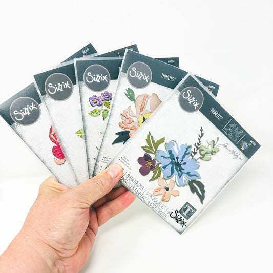 Tim Holtz's Sizzix Thinlits Floral Dies