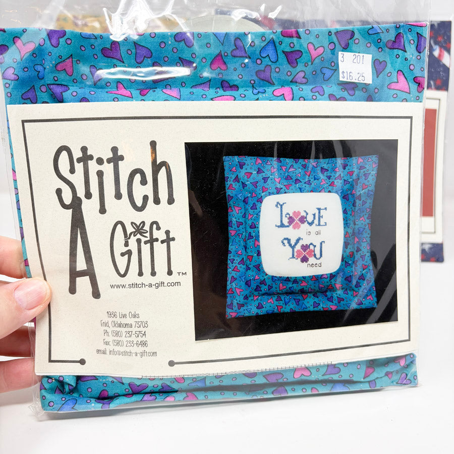 Stitch-A-Gift Cross Stitch Pillow Kits - Pick a Design