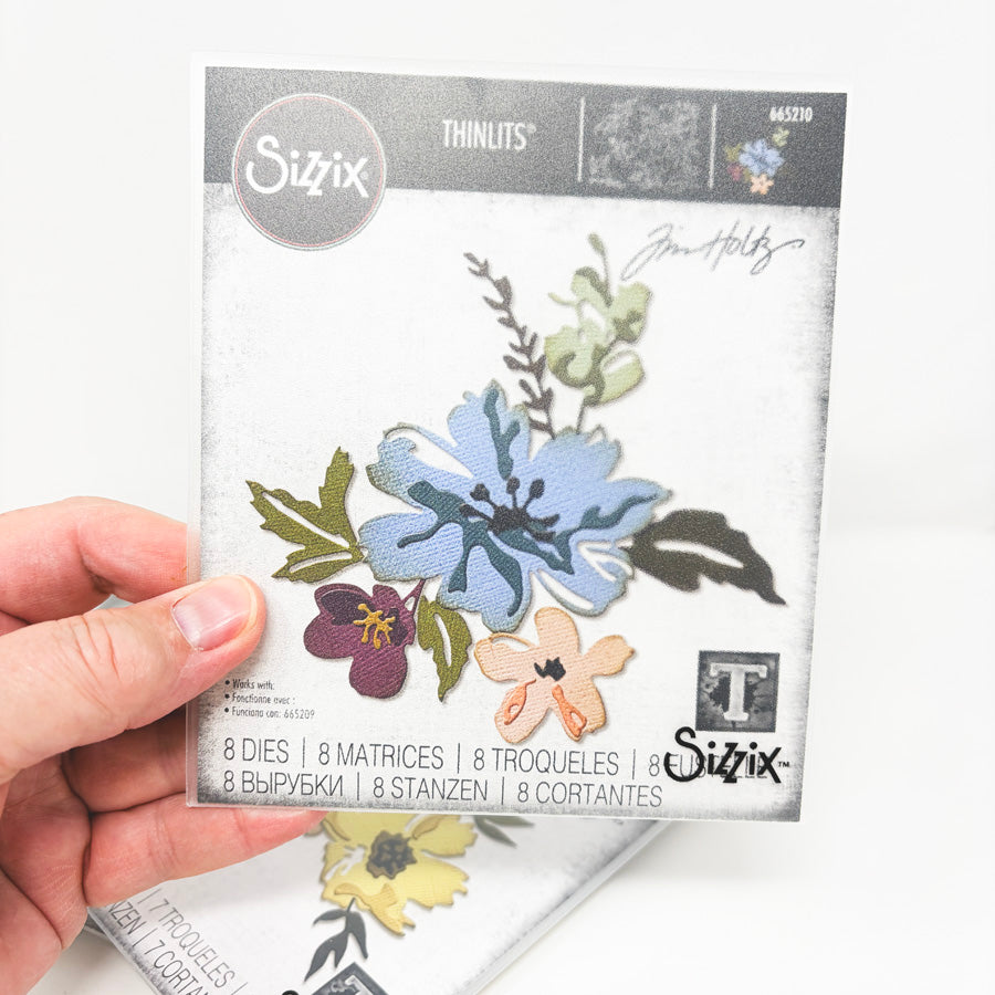 Tim Holtz's Sizzix Thinlits Floral Dies