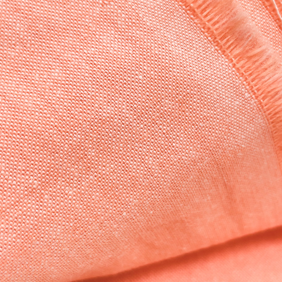 40" x 96" Coral Woven Fabric