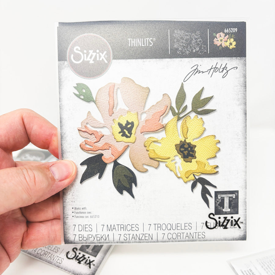 Tim Holtz's Sizzix Thinlits Floral Dies