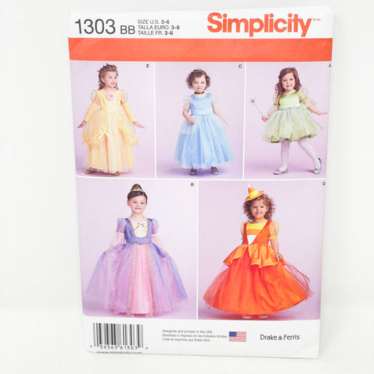Simplicity - 1303 BB - Princess Dresses