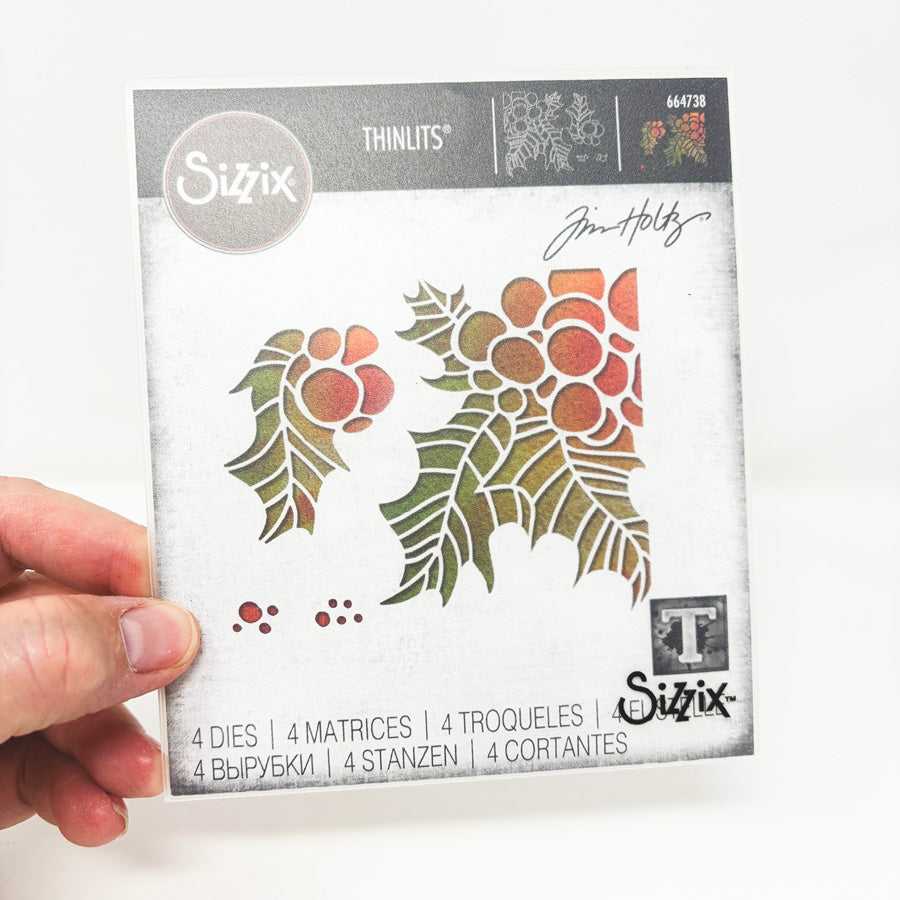 Tim Holtz's Sizzix Thinlits Floral Dies