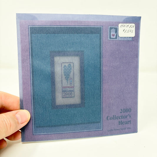 2000 Collector's Heart – Heart in Hand Cross Stitch Kit