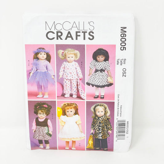 McCall’s Craft - M6005 - Doll Outfits