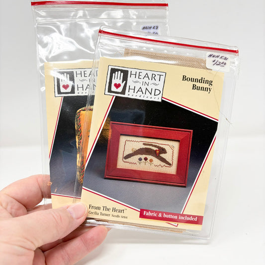 From The Heart – Heart in Hand Cross Stitch Kits