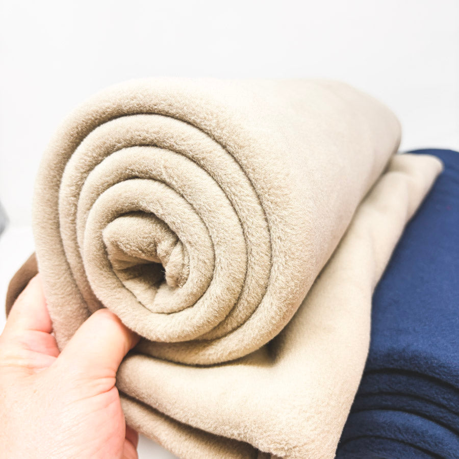 Appx 1 yd - Fleece Fabric - Choose a Color