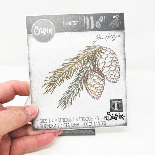 Tim Holtz's Sizzix Die – Thinlits Pine Branch - 664228