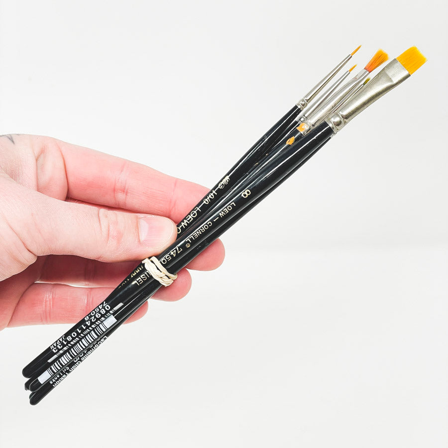 Bundle of Six L&C 7000 Series Paintbrushes