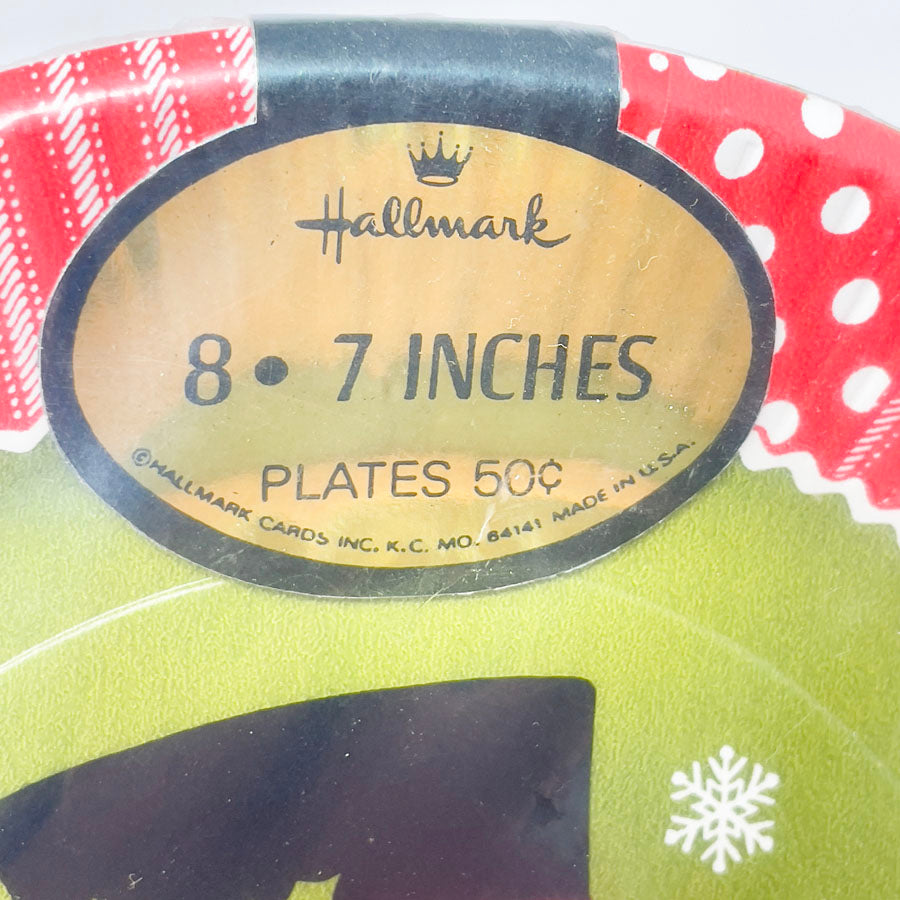 Vintage Hallmark Snowman Plates (8)