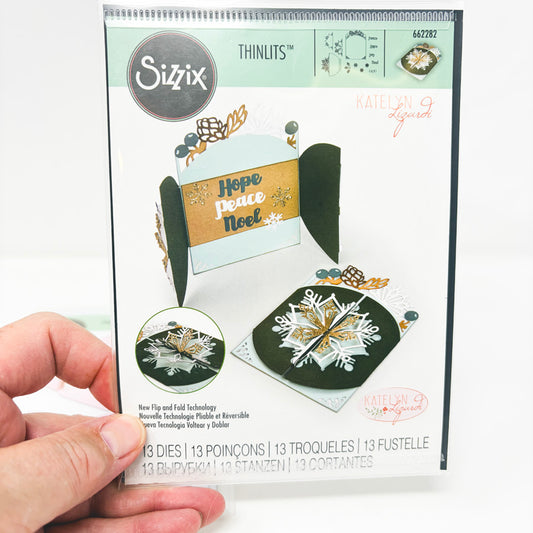 Sizzix Thinlits Die – Snowflake Card Flip & Fold - 662282