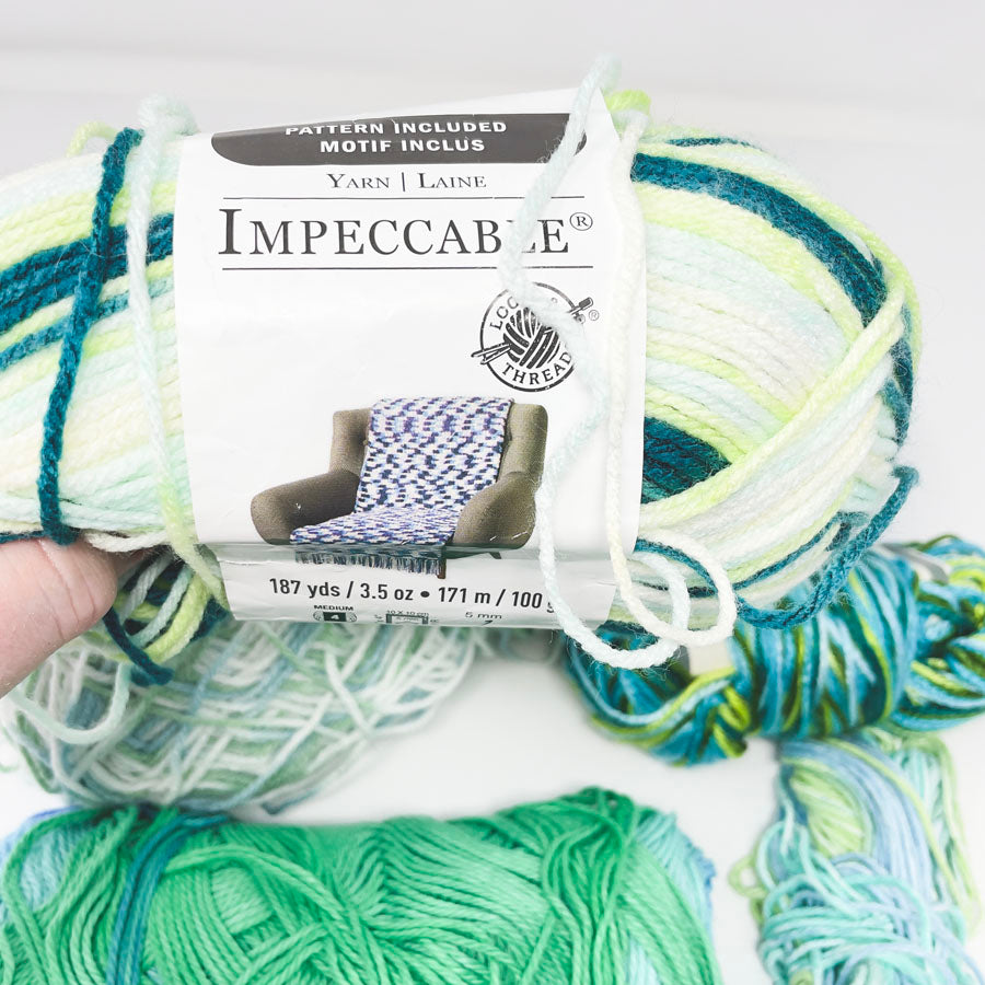 Blue & Green Yarn Bundle