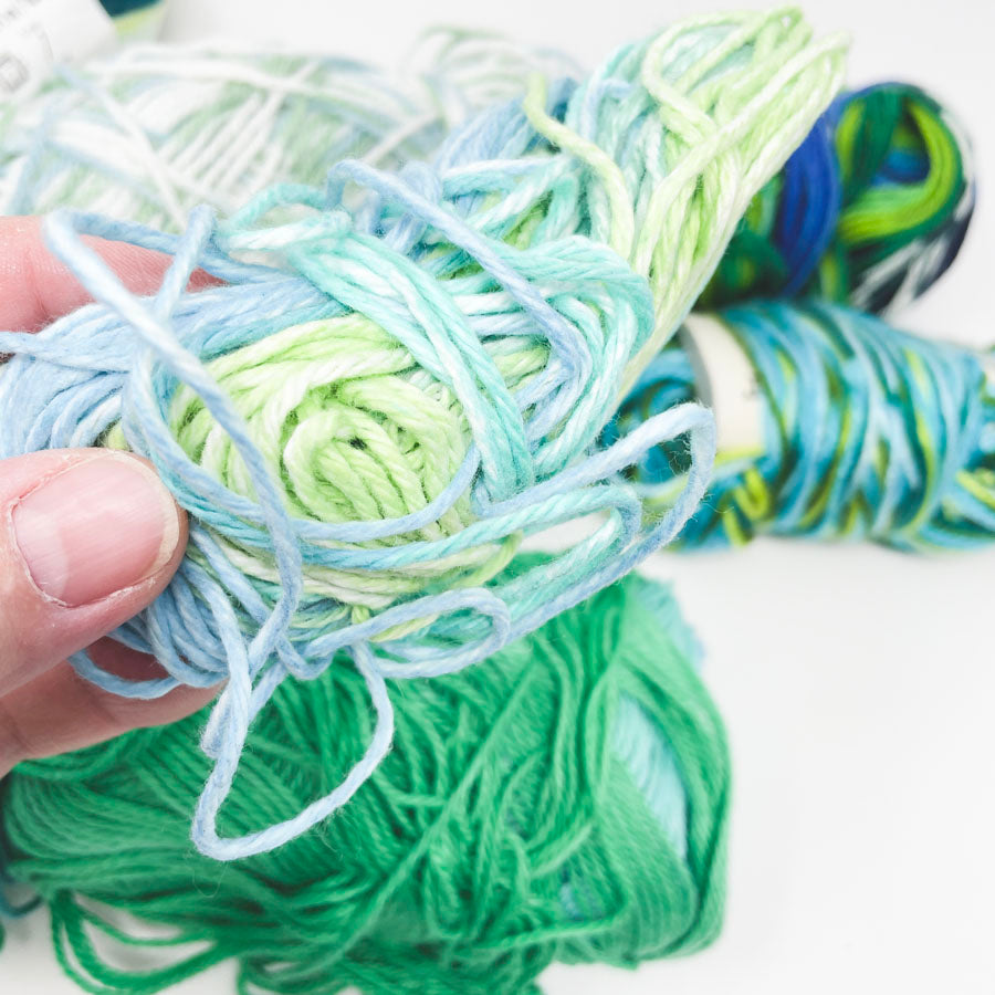 Blue & Green Yarn Bundle