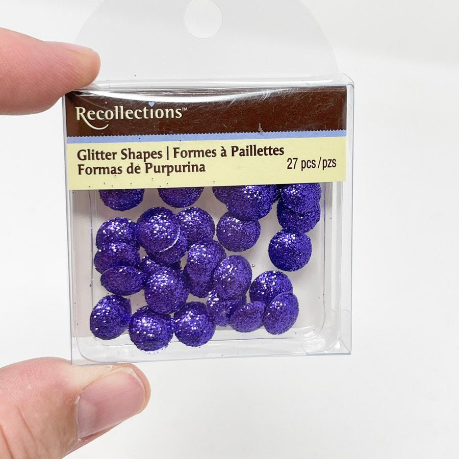 Recollections Glitter Shapes
