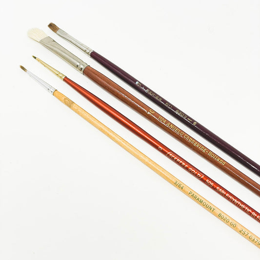Bundle of Four Asst. Artist Paintbrushes