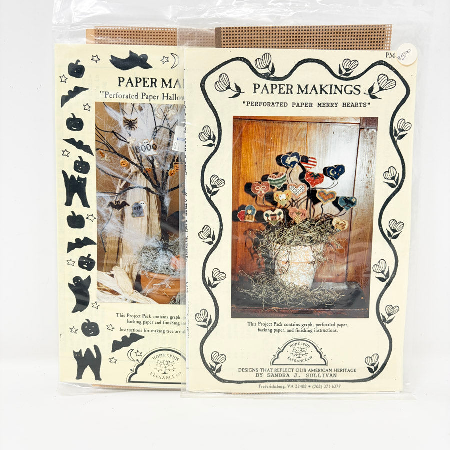 Paper Makings Ornaments – Homespun Elegance Cross Stitch Kits