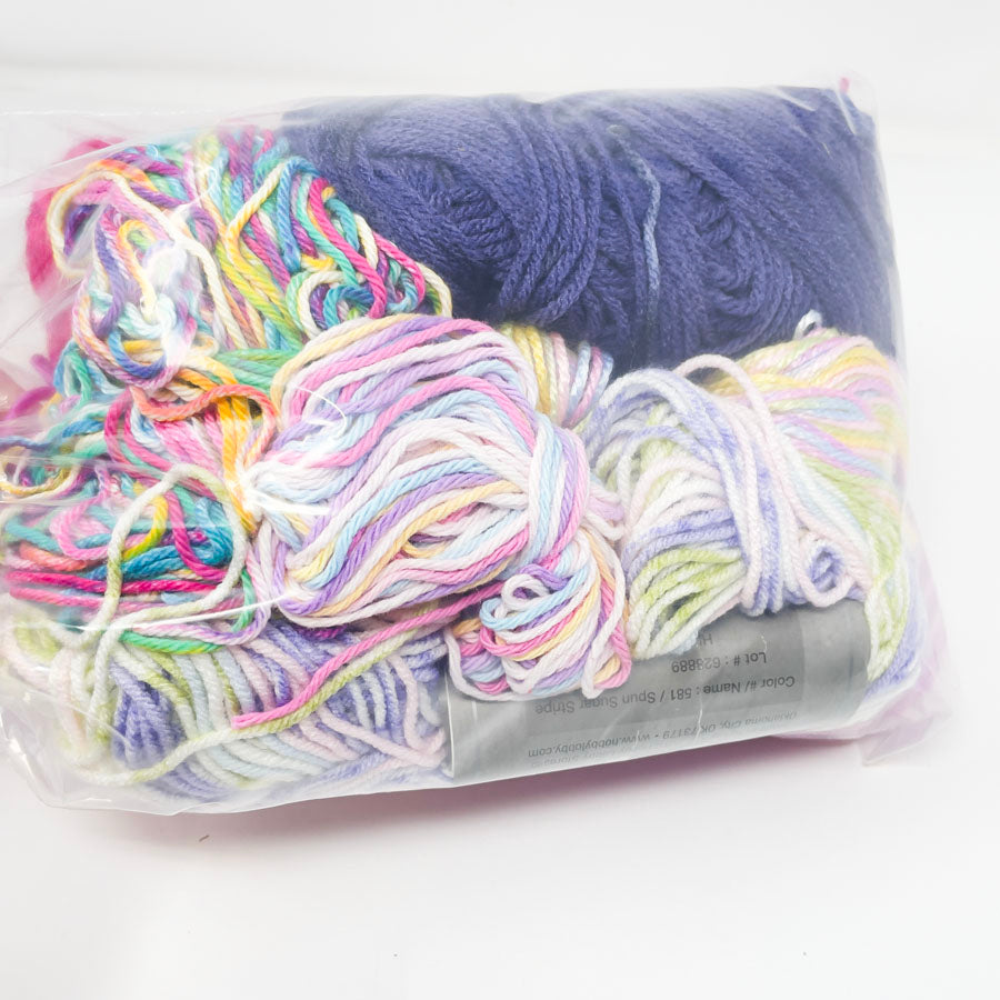 Purple & Grey Yarn Bundle