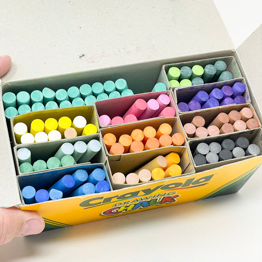 Crayola Drawing Chalk, Assorted Colors, 144/Box