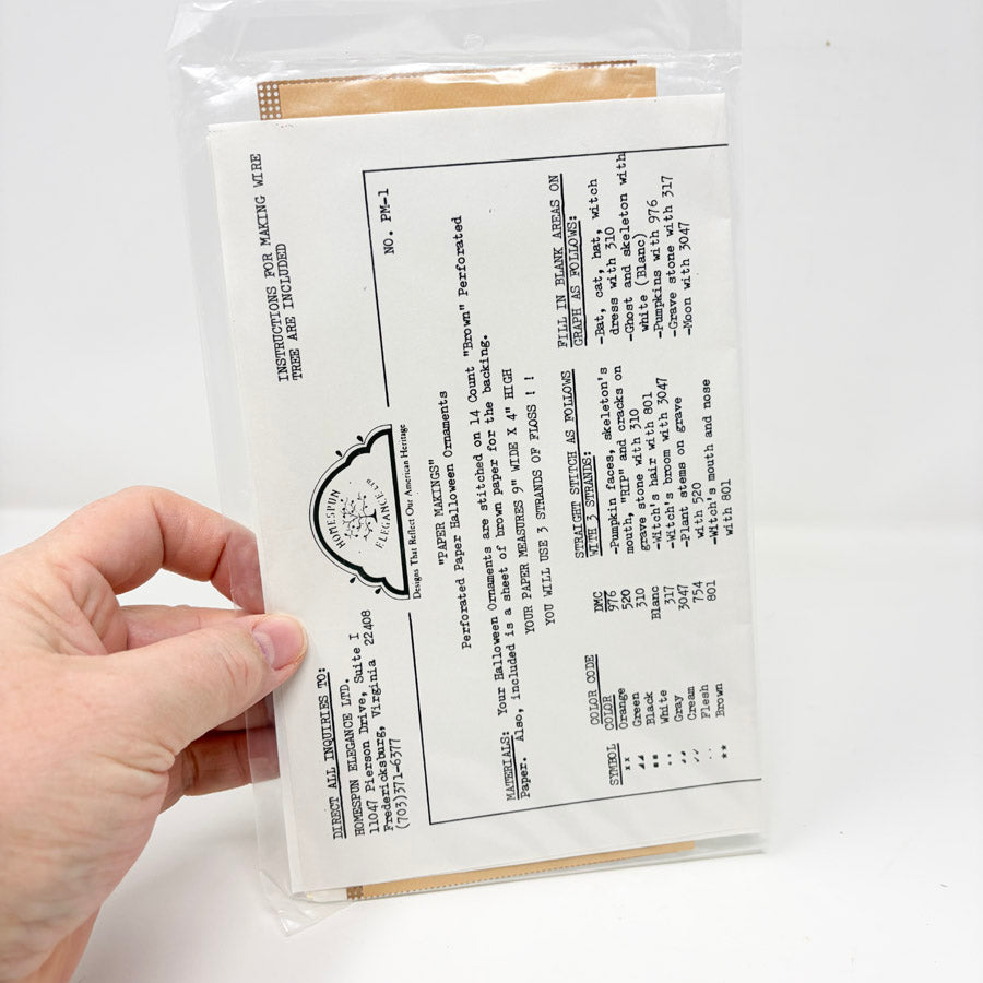 Paper Makings Ornaments – Homespun Elegance Cross Stitch Kits