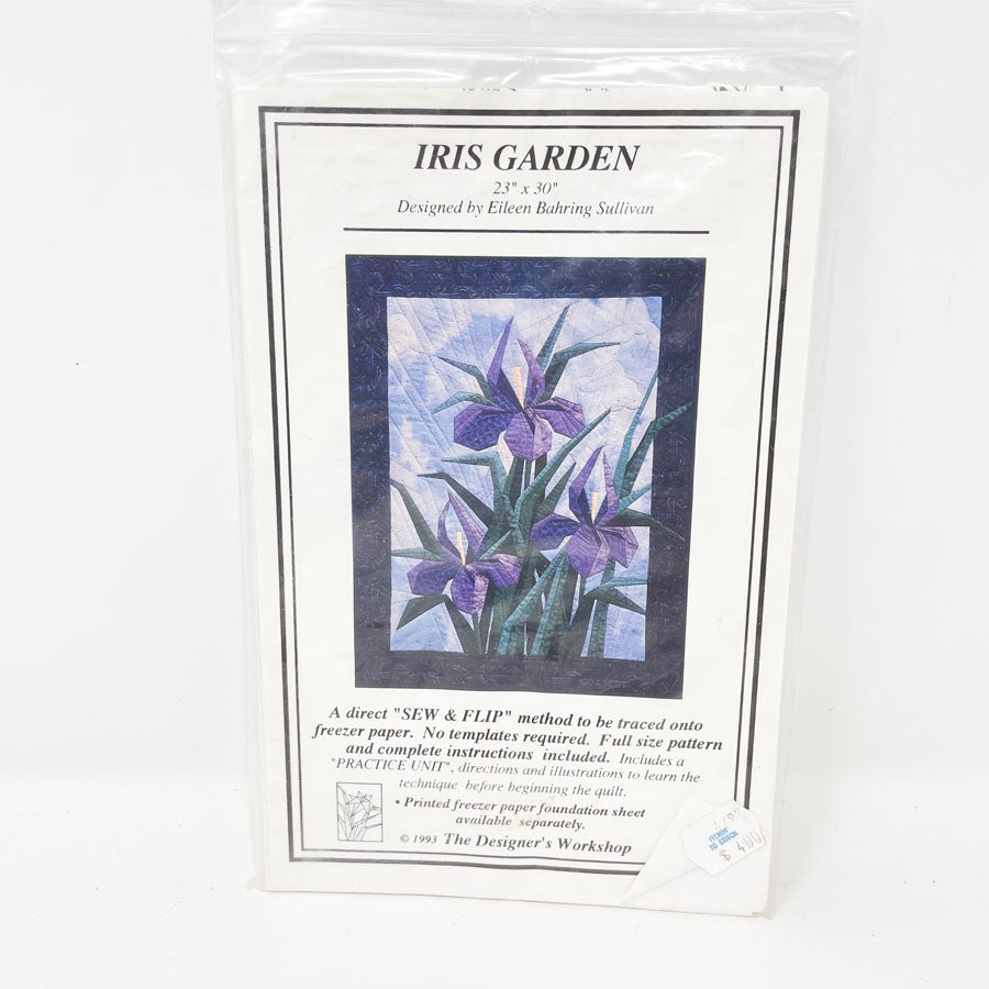 Iris Garden Quilt Pattern - Designer's Workshop