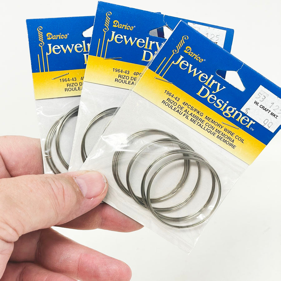 Bundle of Darice Memory Wire Coil - 3 Four Packs