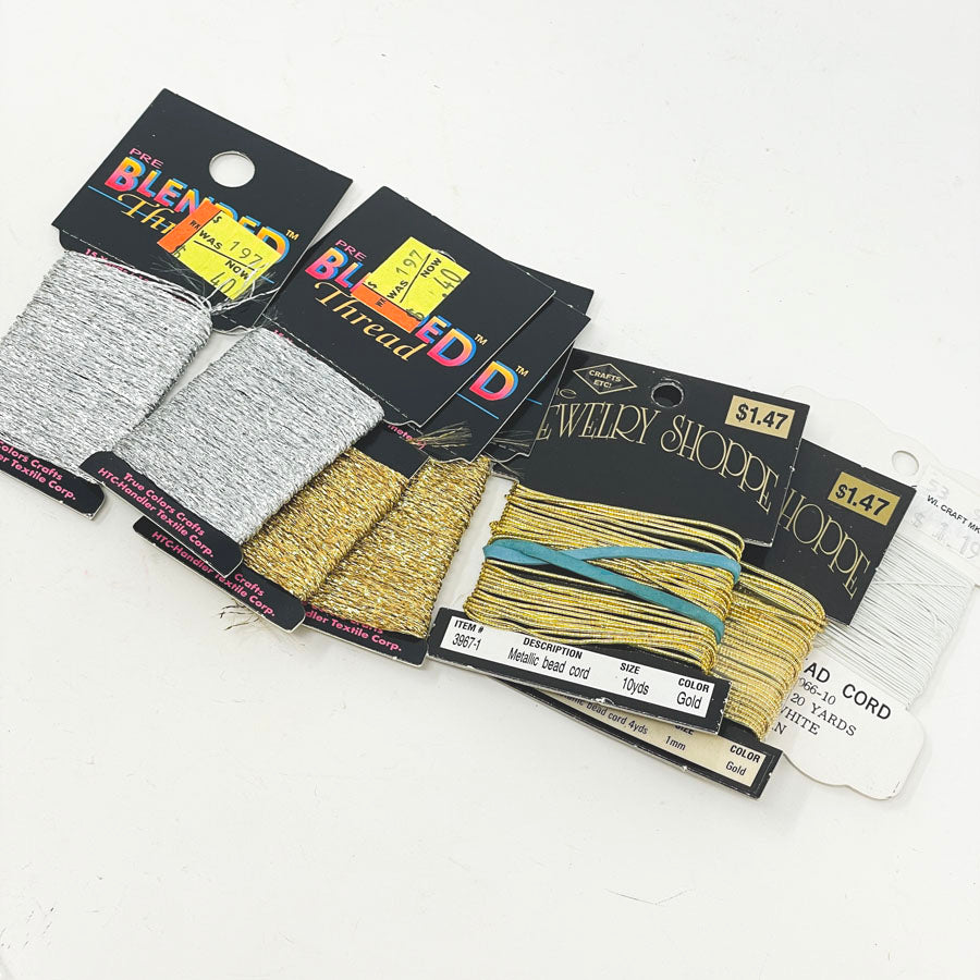 Bundle of Jewelry Cord and Thread (7)