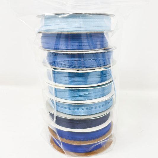Ombre Blues Ribbon Bundle (9)