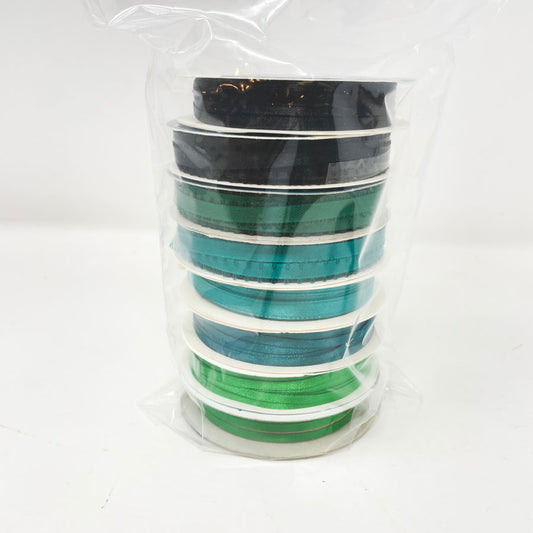 Green to Black Ribbon Bundle (8)