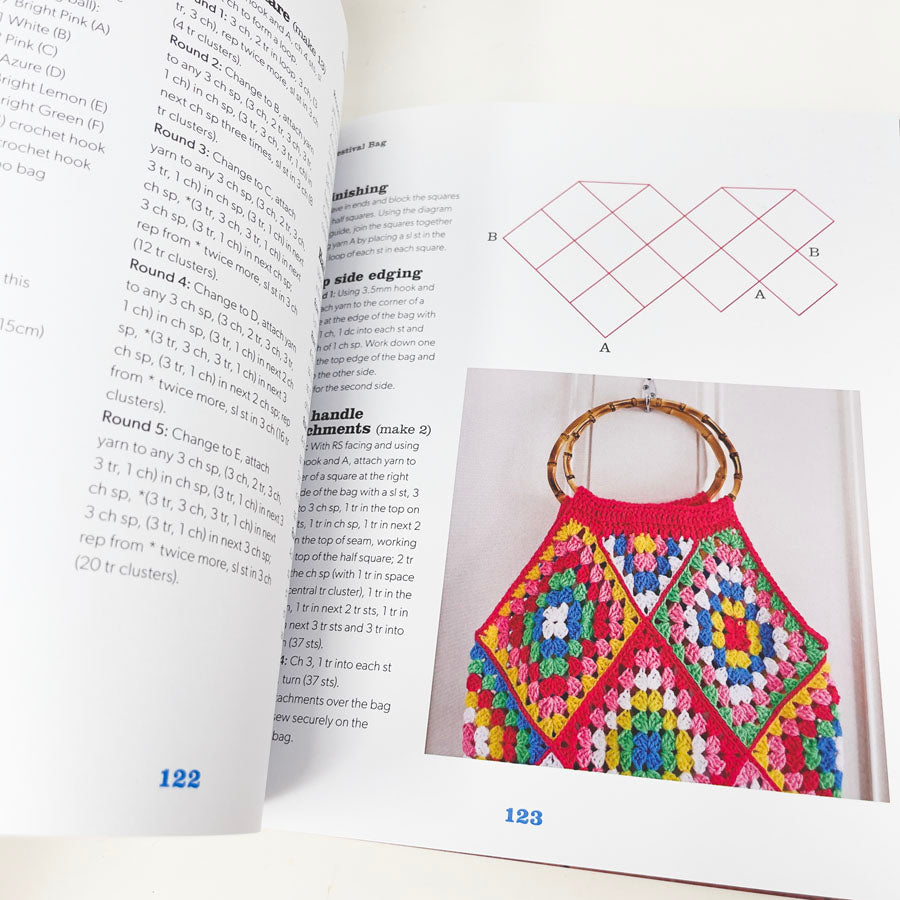 "Granny Squares Weekend" Book by Emma Varnam