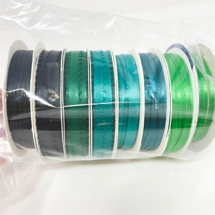 Green to Black Ribbon Bundle (8)