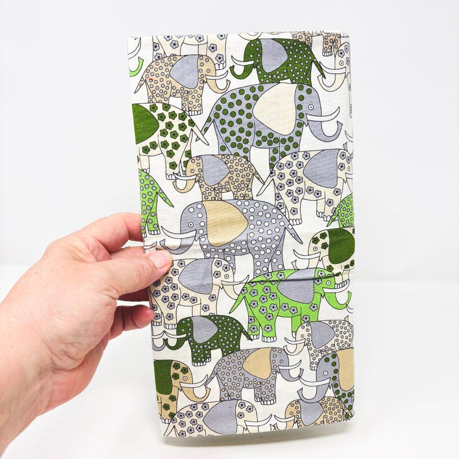 Appx 1 yd Each - Elephant Fabrics (1)