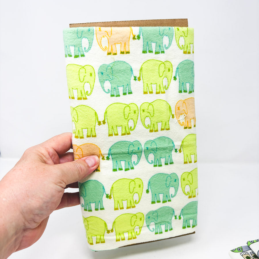 Appx 1 yd Each - Elephant Fabrics (1)