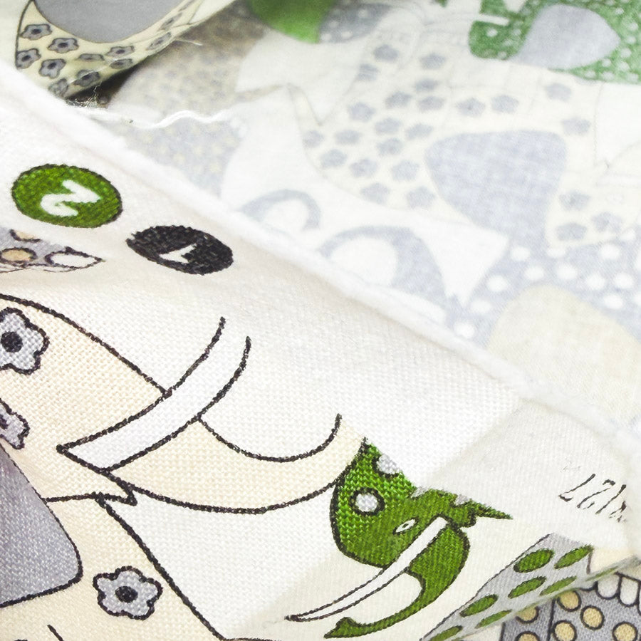 Appx 1 yd Each - Elephant Fabrics (1)