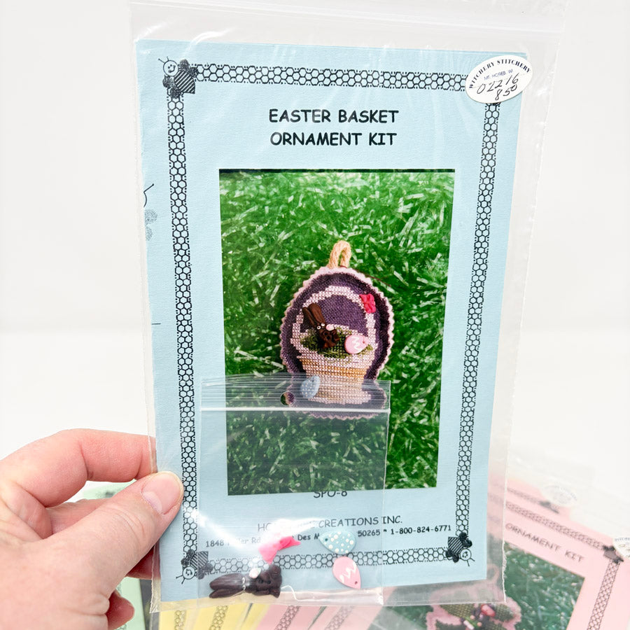 Honey Bee Products Cross Stitch Ornament Patterns with Charm