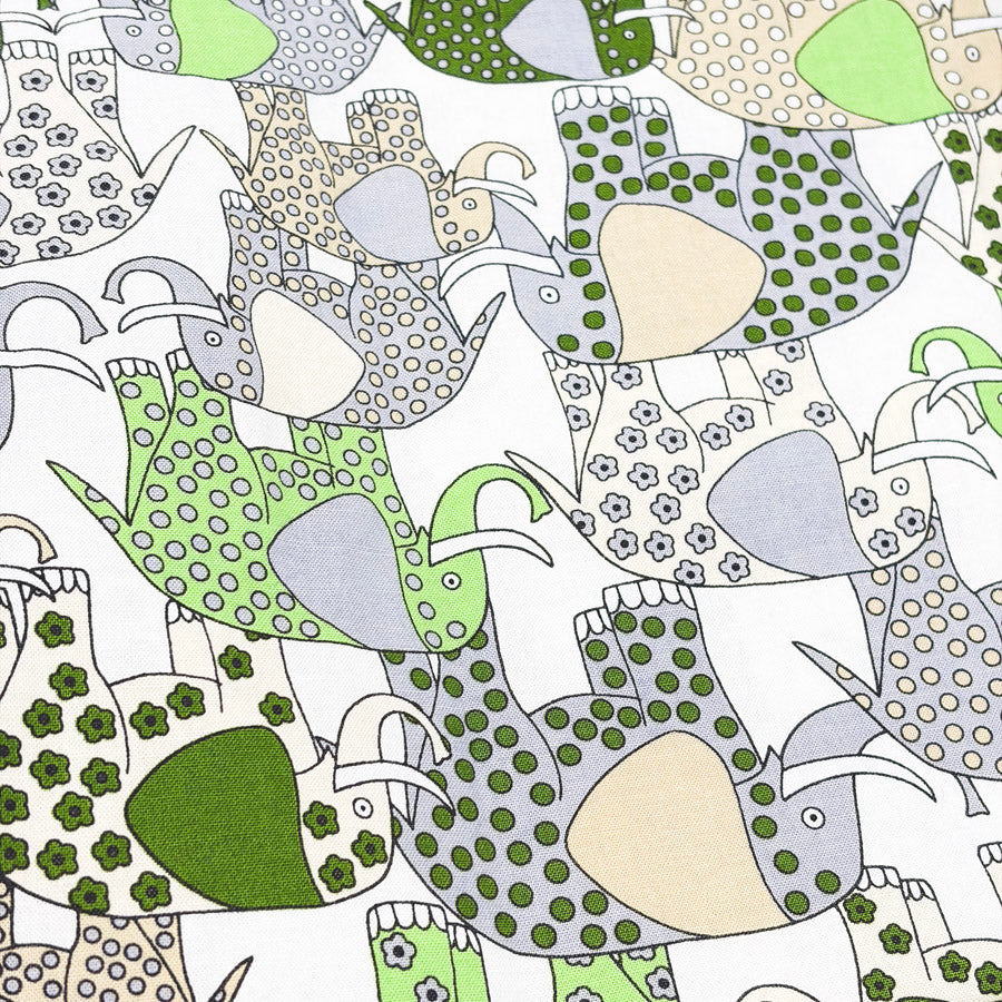 Appx 1 yd Each - Elephant Fabrics (1)